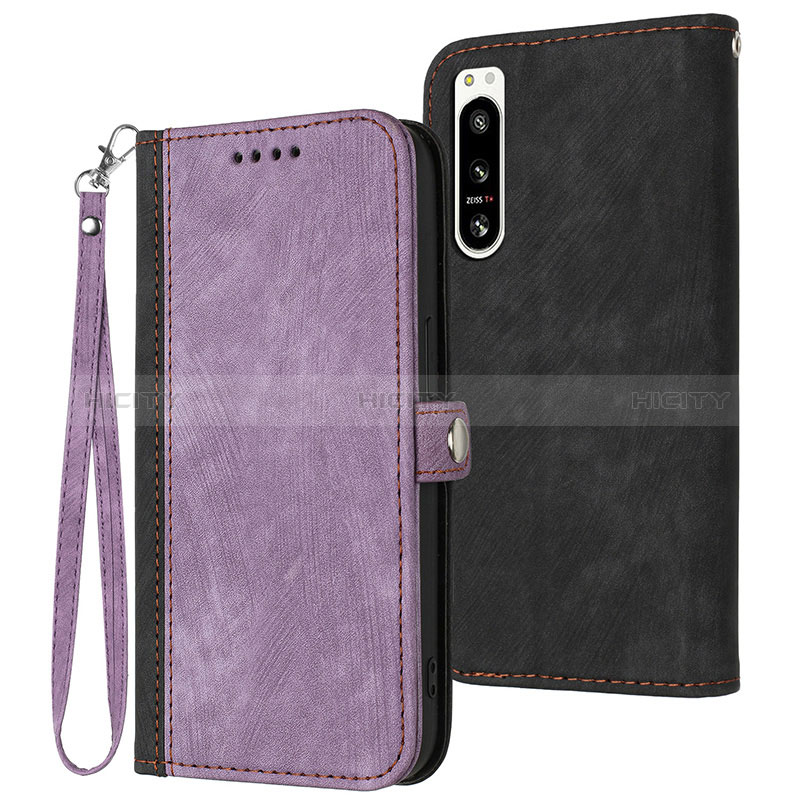 Custodia Portafoglio In Pelle Cover con Supporto YX1 per Sony Xperia 5 IV