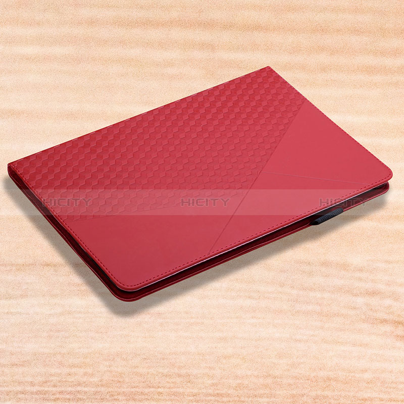 Custodia Portafoglio In Pelle Cover con Supporto YX2 per Apple iPad 10.2 (2019) Rosso