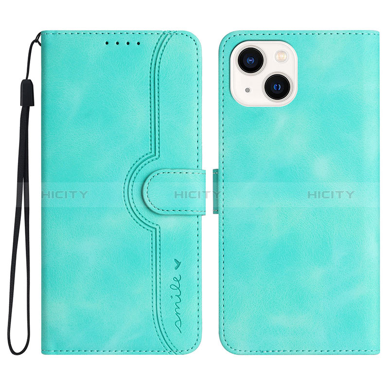 Custodia Portafoglio In Pelle Cover con Supporto YX2 per Apple iPhone 15