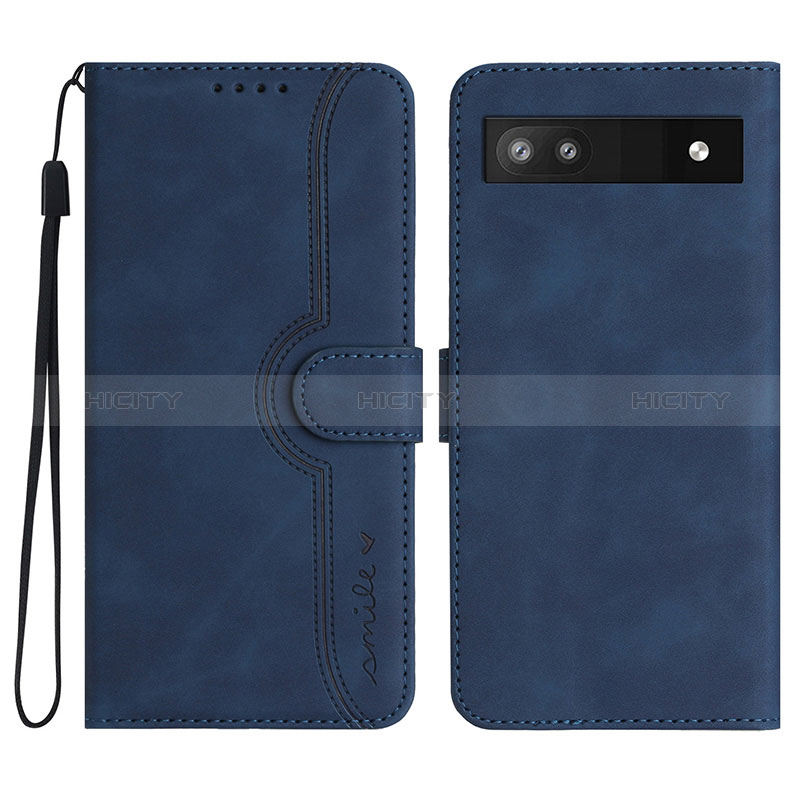 Custodia Portafoglio In Pelle Cover con Supporto YX2 per Google Pixel 6a 5G