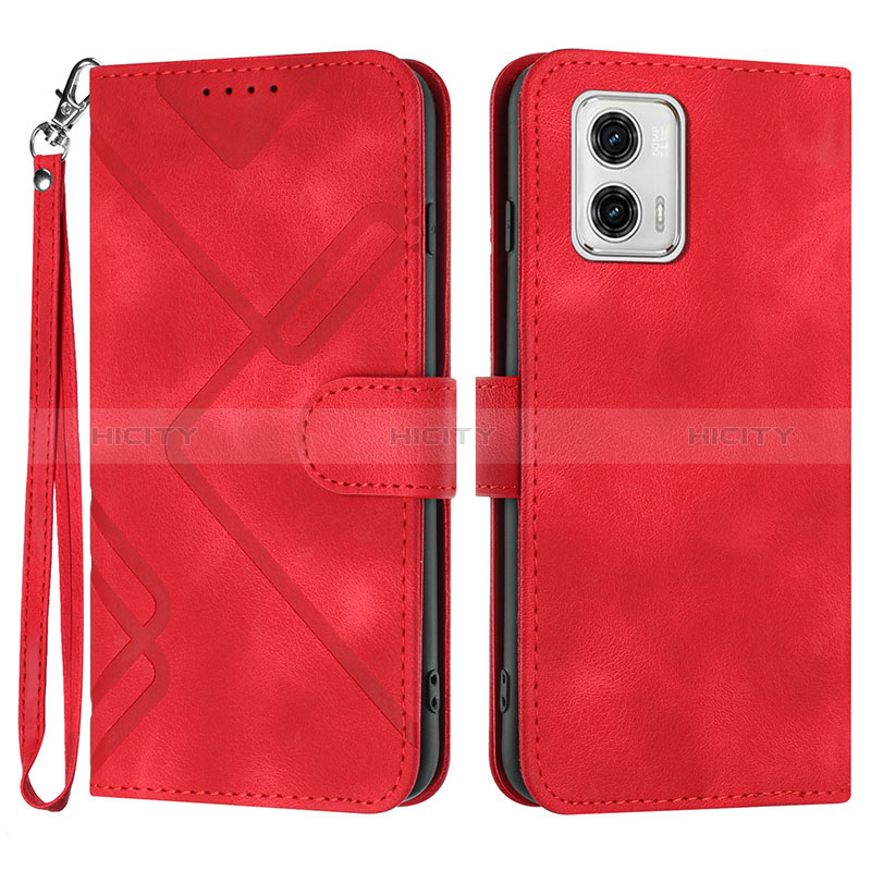 Custodia Portafoglio In Pelle Cover con Supporto YX2 per Motorola Moto G53 5G