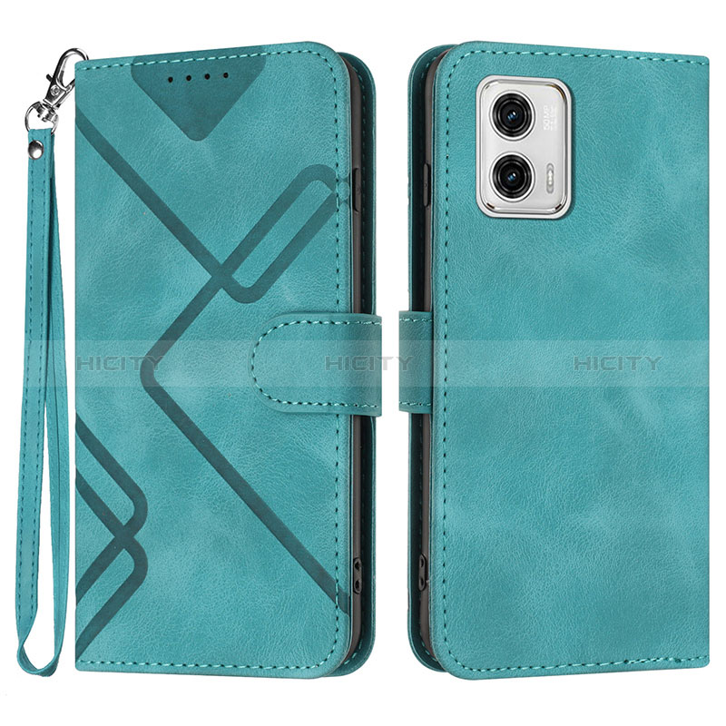 Custodia Portafoglio In Pelle Cover con Supporto YX2 per Motorola Moto G53 5G