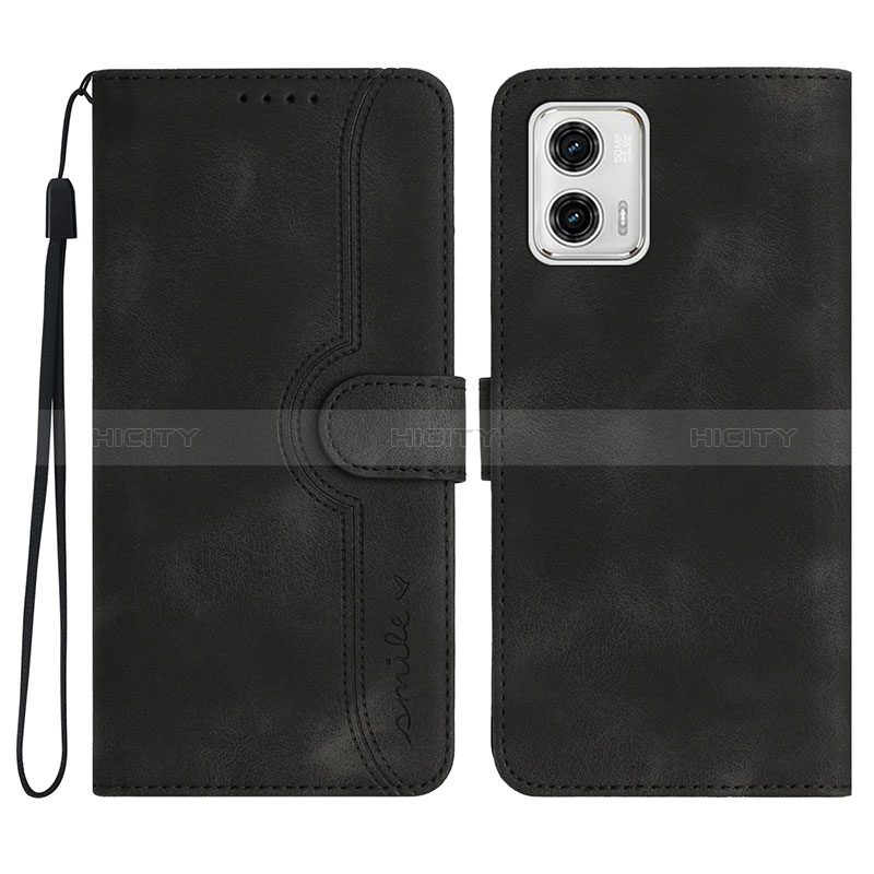 Custodia Portafoglio In Pelle Cover con Supporto YX2 per Motorola Moto G73 5G