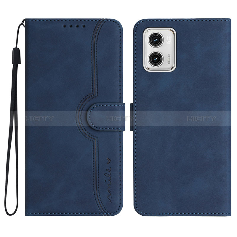 Custodia Portafoglio In Pelle Cover con Supporto YX2 per Motorola Moto G73 5G