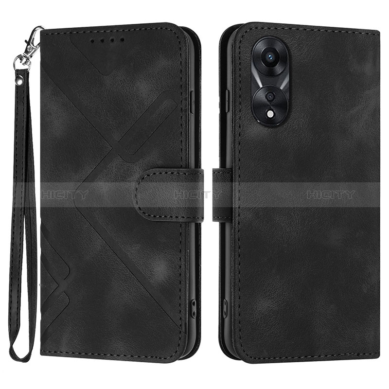 Custodia Portafoglio In Pelle Cover con Supporto YX2 per Oppo A78 4G