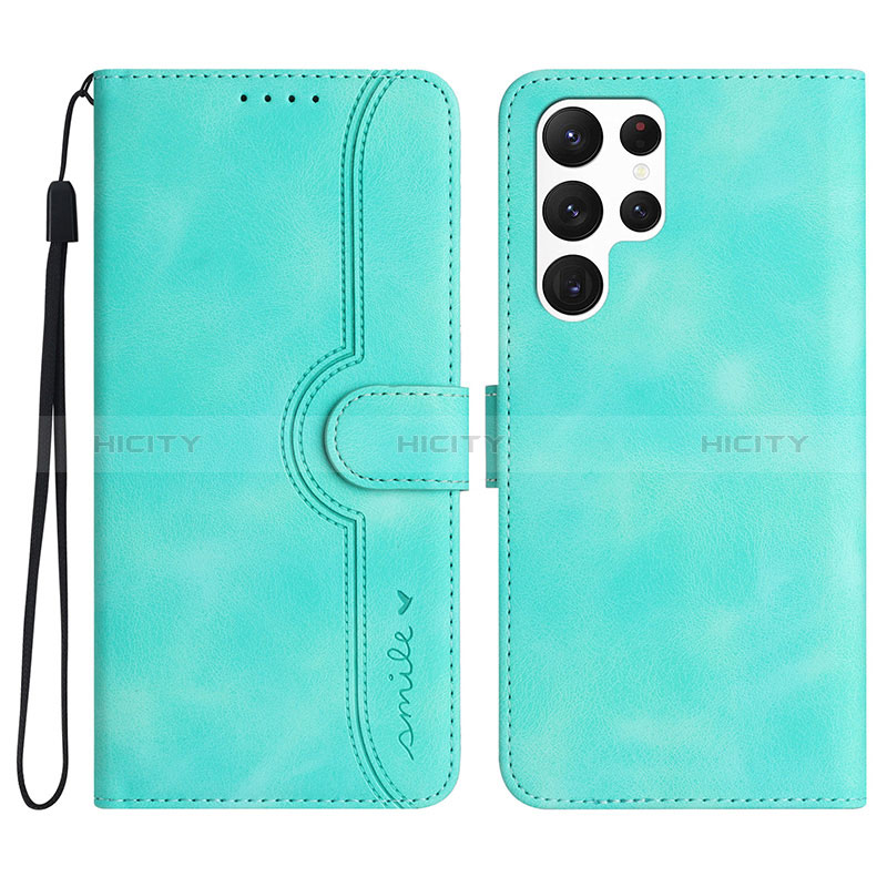 Custodia Portafoglio In Pelle Cover con Supporto YX2 per Samsung Galaxy S22 Ultra 5G