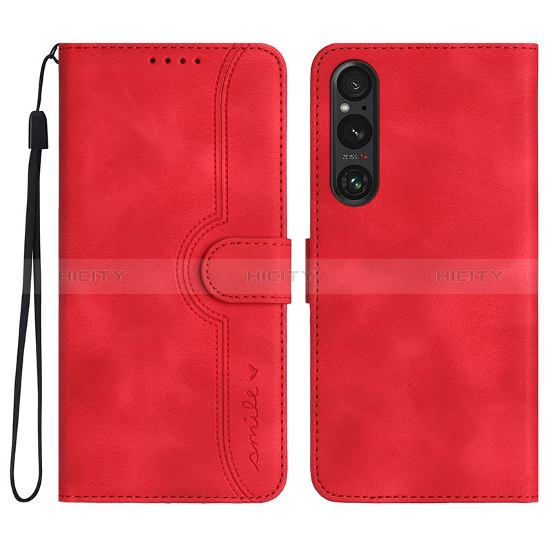 Custodia Portafoglio In Pelle Cover con Supporto YX3 per Sony Xperia 1 V