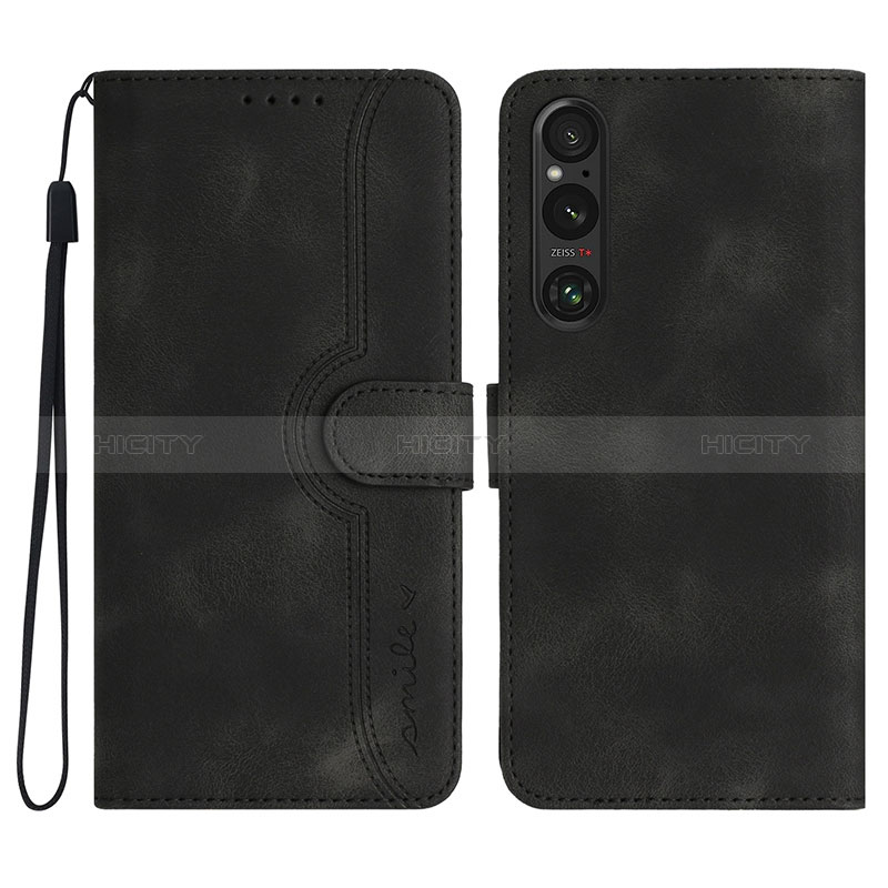 Custodia Portafoglio In Pelle Cover con Supporto YX3 per Sony Xperia 1 V