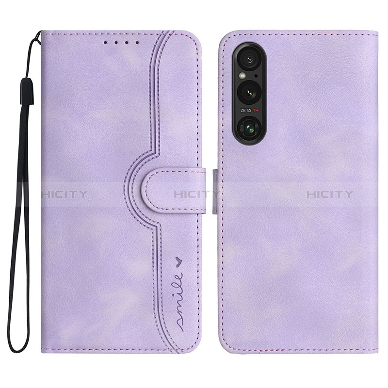 Custodia Portafoglio In Pelle Cover con Supporto YX3 per Sony Xperia 1 V