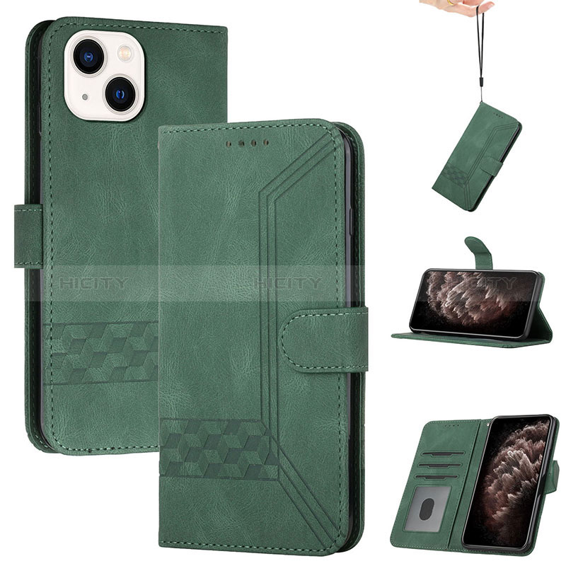 Custodia Portafoglio In Pelle Cover con Supporto YX4 per Apple iPhone 14 Plus