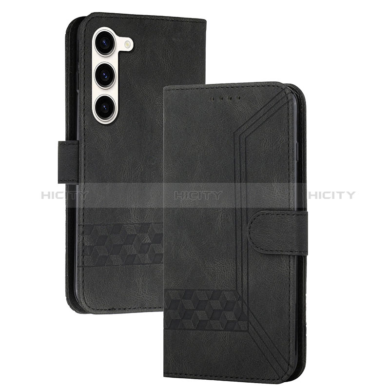 Custodia Portafoglio In Pelle Cover con Supporto YX4 per Samsung Galaxy S25 5G Nero