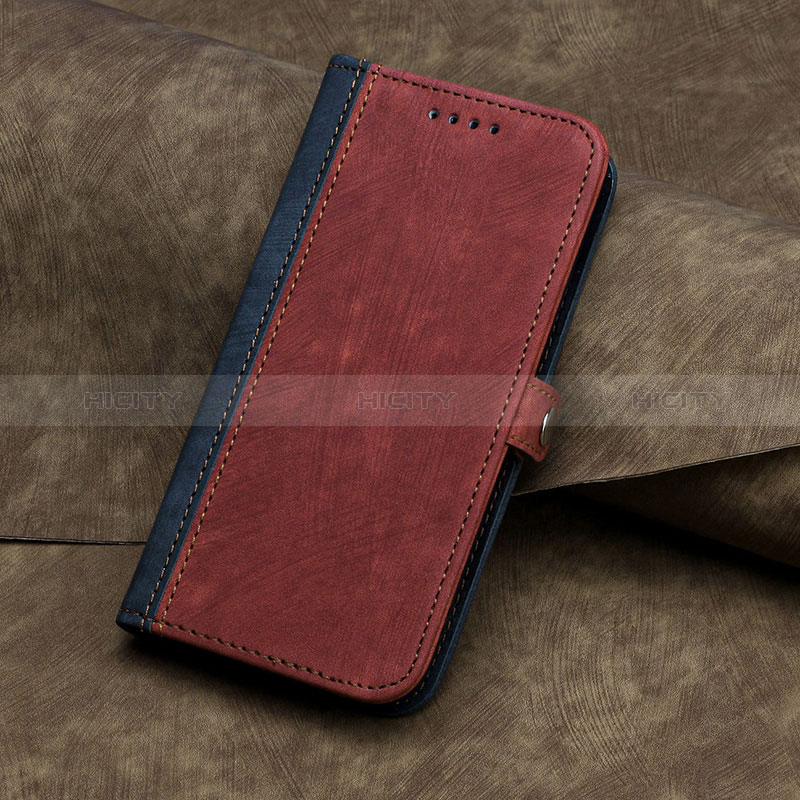 Custodia Portafoglio In Pelle Cover con Supporto YX5 per Samsung Galaxy S22 Plus 5G Rosso