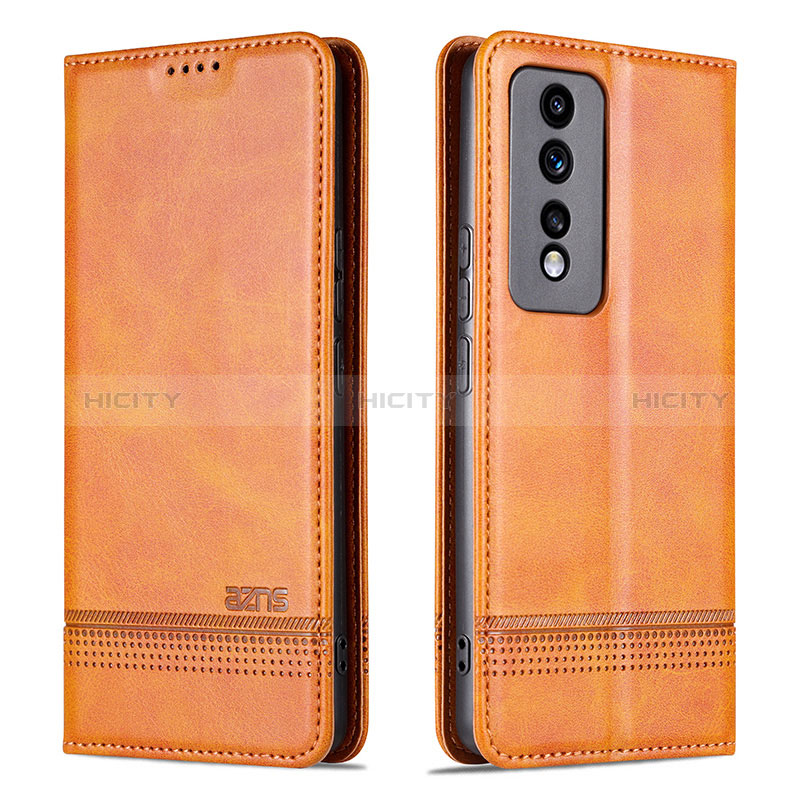 Custodia Portafoglio In Pelle Cover con Supporto YZ1 per Huawei Honor 80 GT 5G Marrone Chiaro