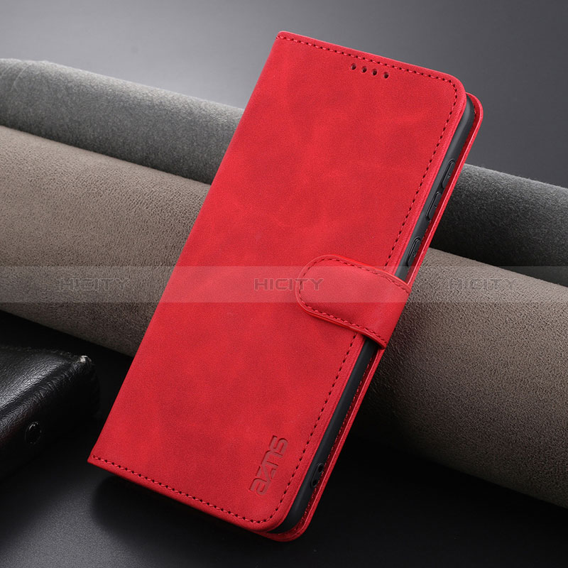 Custodia Portafoglio In Pelle Cover con Supporto YZ1 per Huawei Mate 60 Rosso