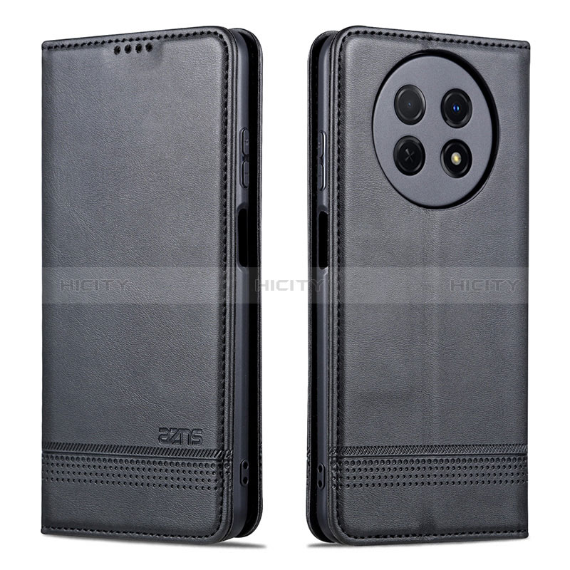 Custodia Portafoglio In Pelle Cover con Supporto YZ1 per Huawei Nova Y91 Nero