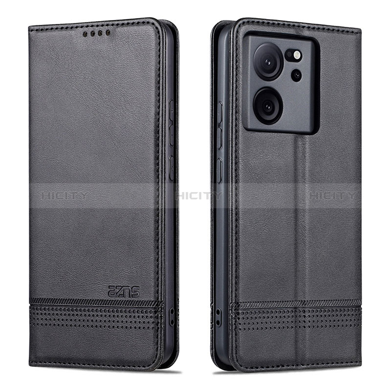 Custodia Portafoglio In Pelle Cover con Supporto YZ1 per Xiaomi Mi 13T 5G Nero