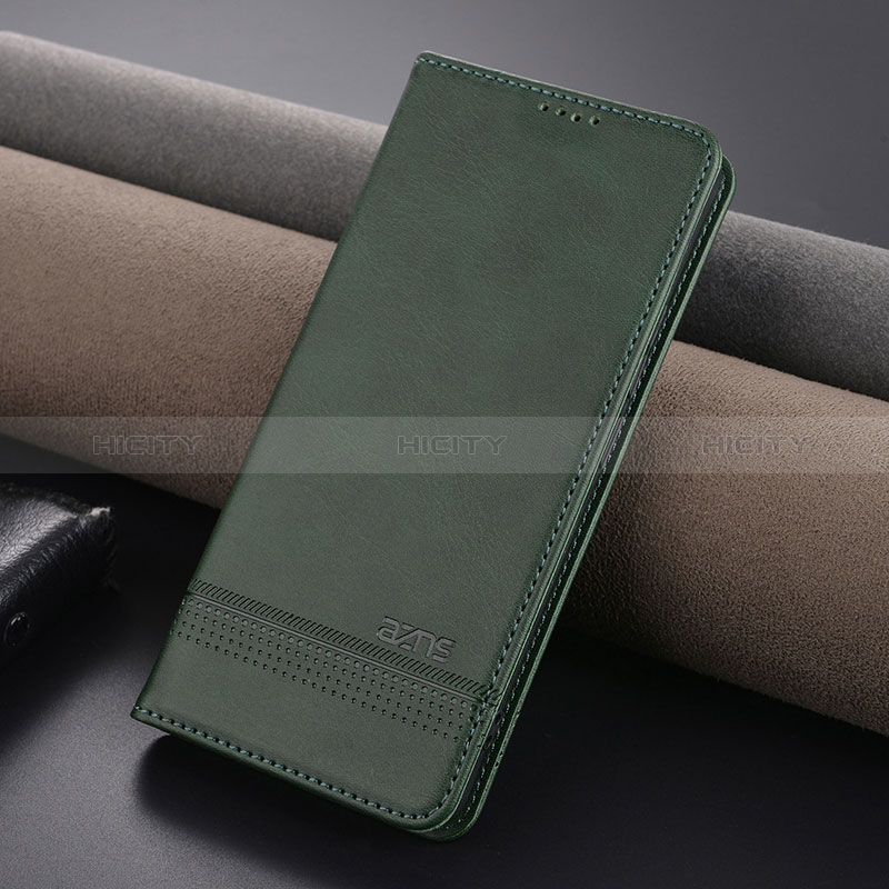 Custodia Portafoglio In Pelle Cover con Supporto YZ1 per Xiaomi Redmi Note 13 Pro 5G Verde