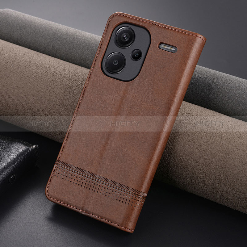 Custodia Portafoglio In Pelle Cover con Supporto YZ1 per Xiaomi Redmi Note 13 Pro+ Plus 5G