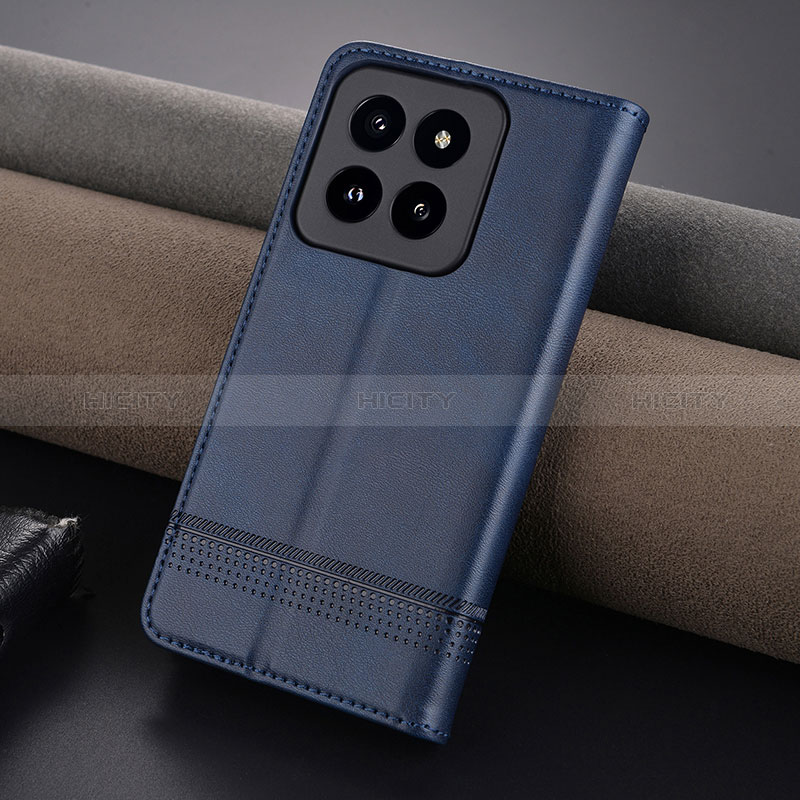 Custodia Portafoglio In Pelle Cover con Supporto YZ2 per Xiaomi Mi 14 Pro 5G