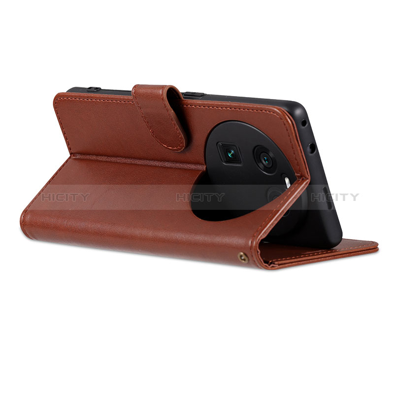 Custodia Portafoglio In Pelle Cover con Supporto YZ3 per Oppo Find X6 Pro 5G