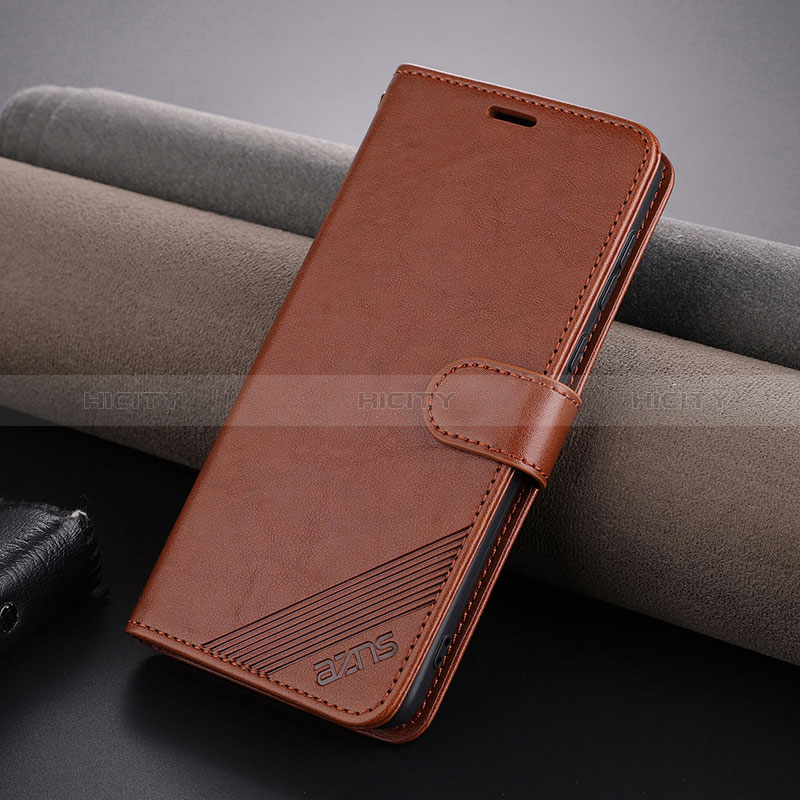 Custodia Portafoglio In Pelle Cover con Supporto YZ4 per Huawei Mate 60 Marrone