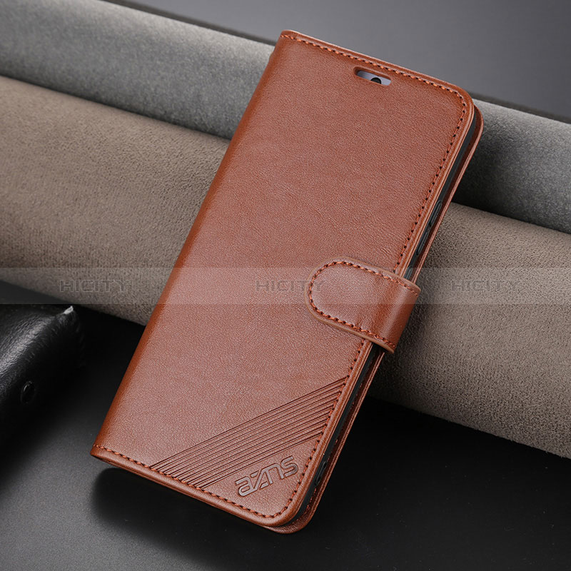 Custodia Portafoglio In Pelle Cover con Supporto YZ4 per Huawei Nova 11 Pro Marrone