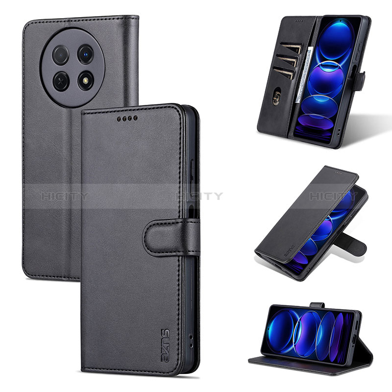 Custodia Portafoglio In Pelle Cover con Supporto YZ4 per Huawei Nova Y91