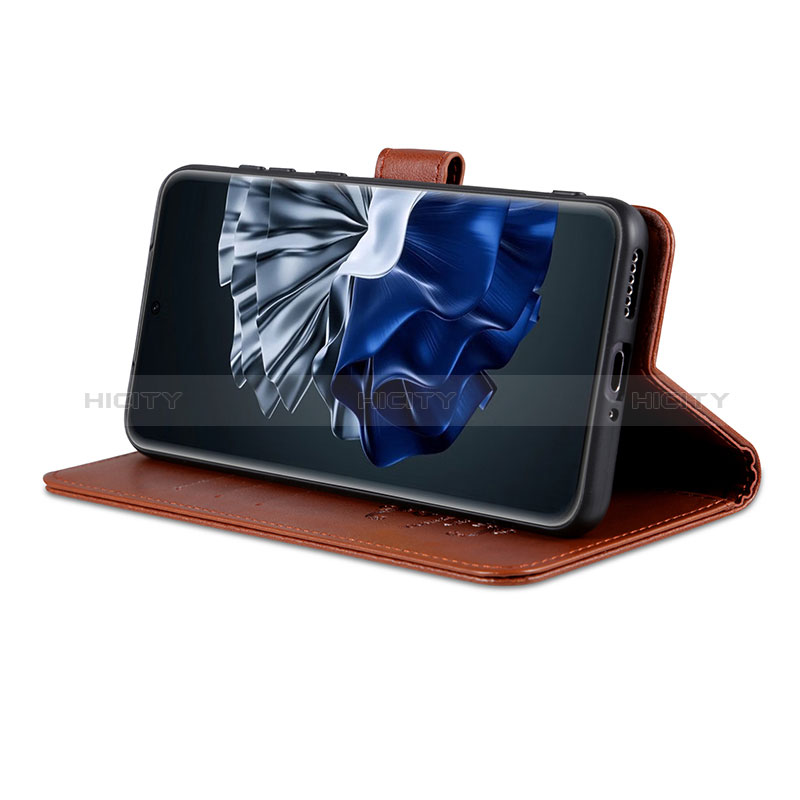 Custodia Portafoglio In Pelle Cover con Supporto YZ4 per Huawei P60