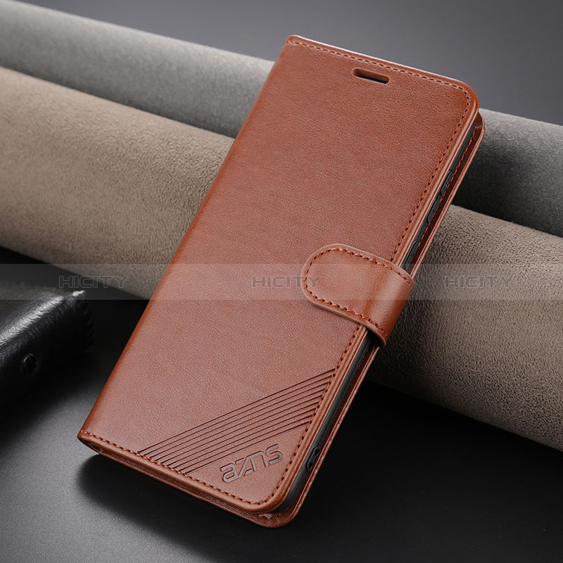 Custodia Portafoglio In Pelle Cover con Supporto YZ4 per Huawei P60 Pro Marrone