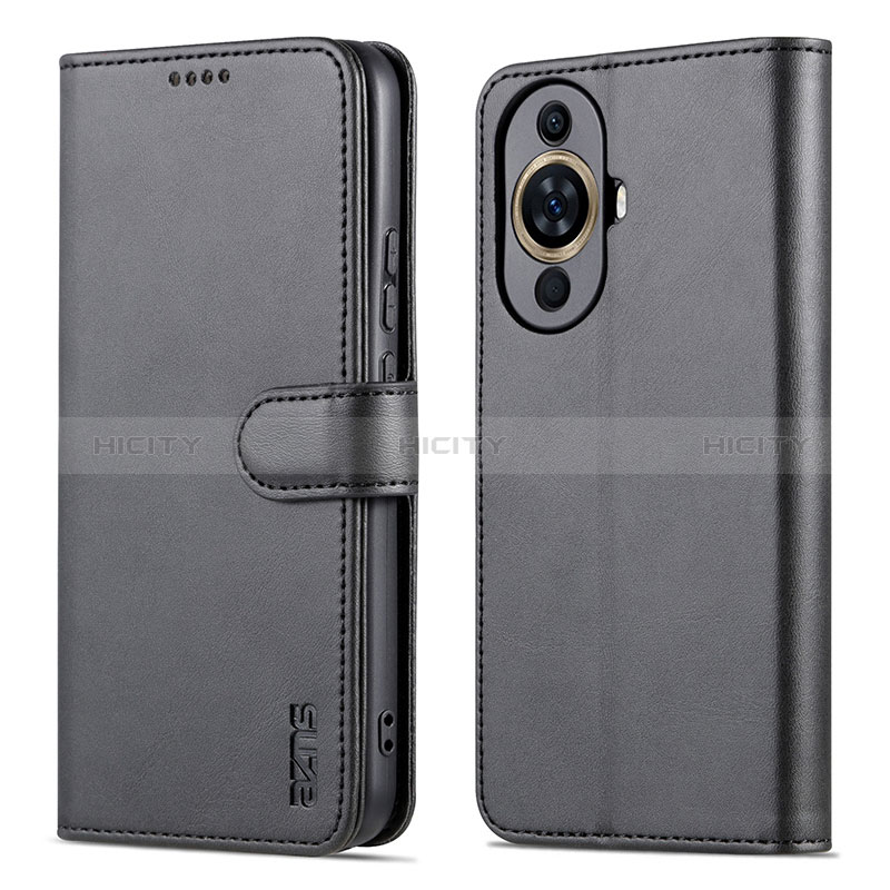 Custodia Portafoglio In Pelle Cover con Supporto YZ5 per Huawei Nova 11 Pro Nero