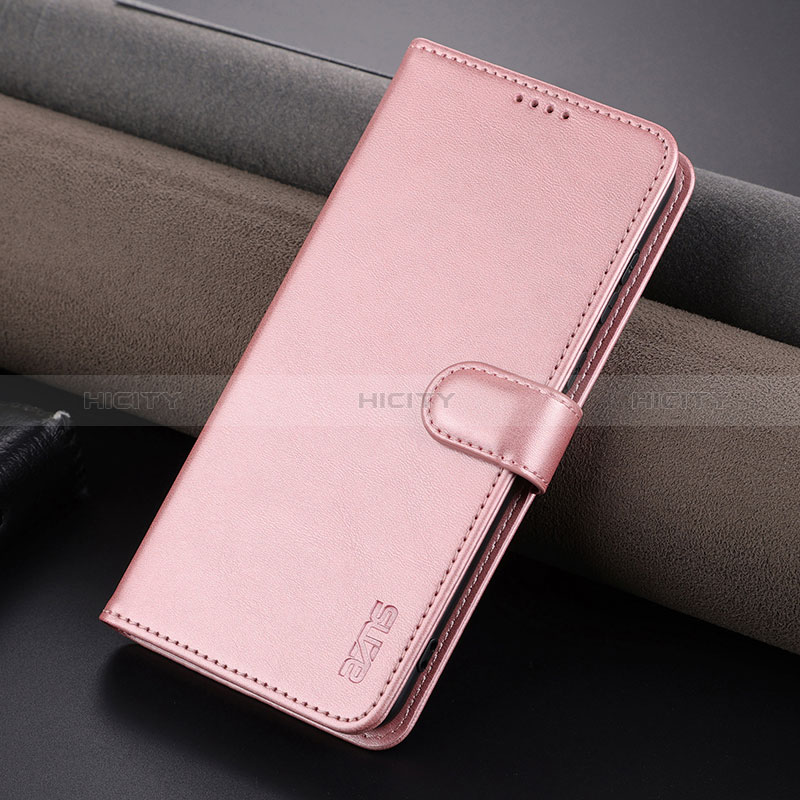 Custodia Portafoglio In Pelle Cover con Supporto YZ5 per Huawei P60 Rosa Caldo