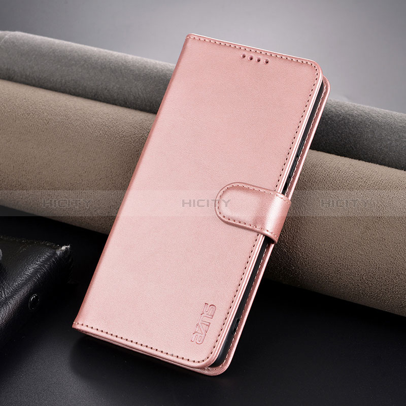 Custodia Portafoglio In Pelle Cover con Supporto YZ5 per Xiaomi Redmi Note 13 5G Oro Rosa