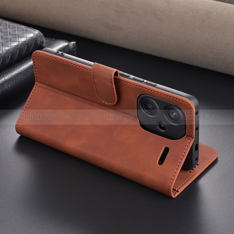 Custodia Portafoglio In Pelle Cover con Supporto YZ5 per Xiaomi Redmi Note 13 Pro+ Plus 5G