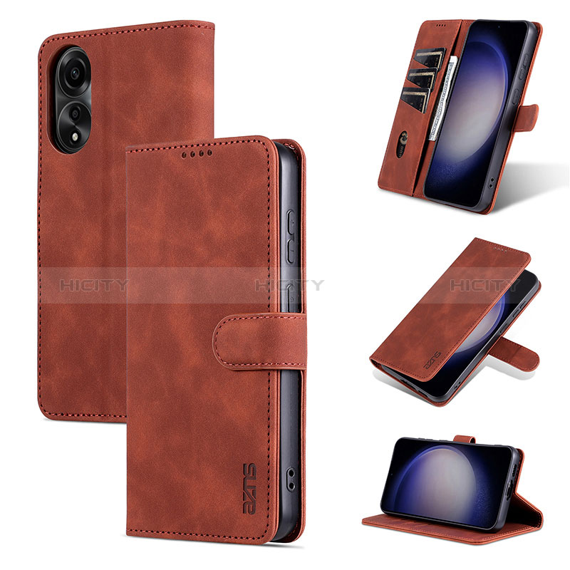 Custodia Portafoglio In Pelle Cover con Supporto YZ6 per Oppo A78 4G