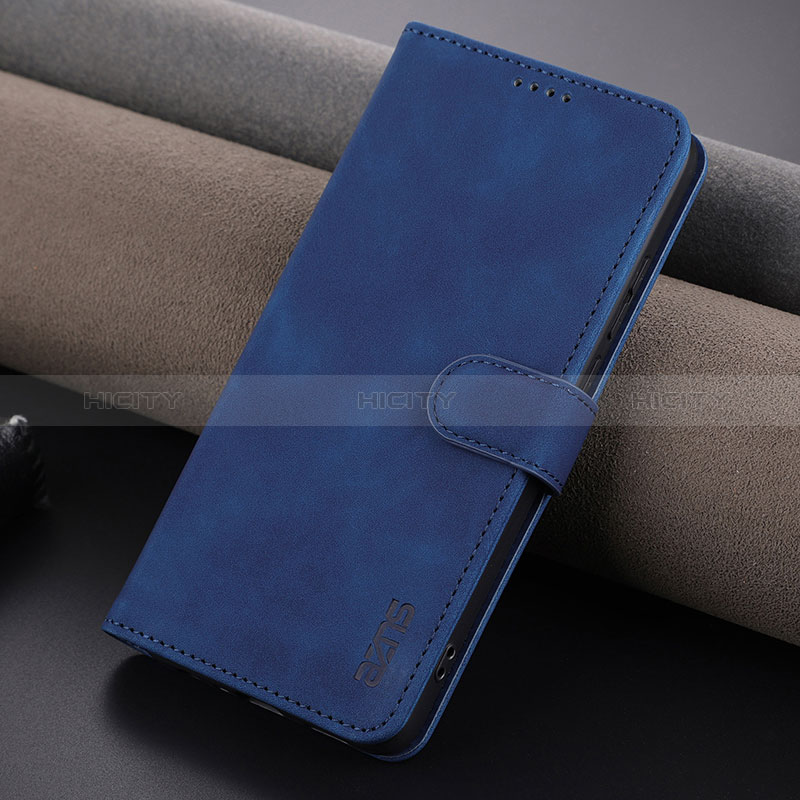 Custodia Portafoglio In Pelle Cover con Supporto YZ6 per Oppo A78 4G Blu