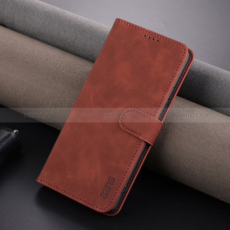 Custodia Portafoglio In Pelle Cover con Supporto YZ6 per Oppo Reno10 Pro+ Plus 5G Marrone