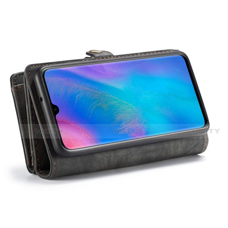 Custodia Portafoglio In Pelle Cover con Supporto Z02 per Huawei P30 Lite New Edition