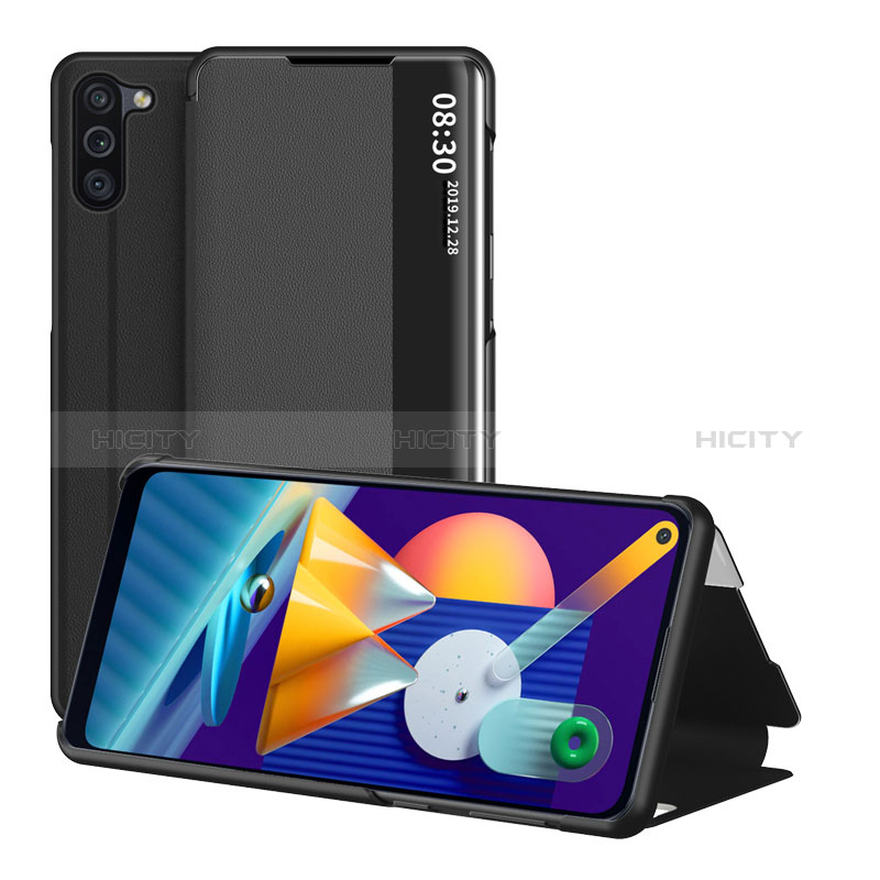 Custodia Portafoglio In Pelle Cover con Supporto ZL1 per Samsung Galaxy A11 Nero