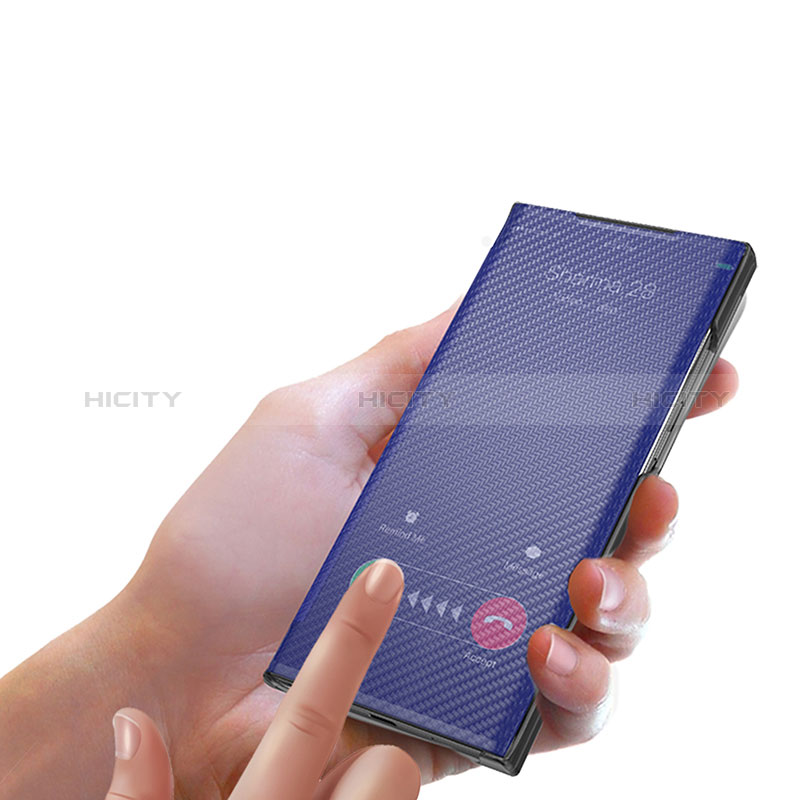 Custodia Portafoglio In Pelle Cover con Supporto ZL1 per Samsung Galaxy S22 Ultra 5G