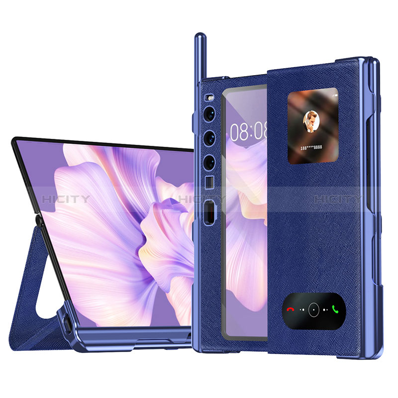 Custodia Portafoglio In Pelle Cover con Supporto ZL4 per Huawei Mate Xs 2