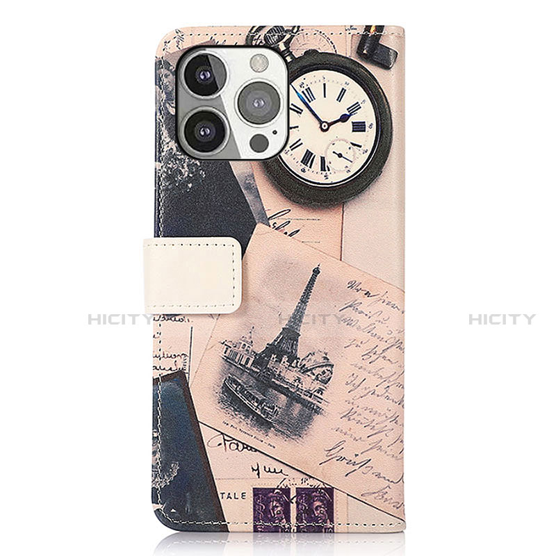 Custodia Portafoglio In Pelle Fantasia Modello Cover con Supporto A07 per Apple iPhone 14 Pro Max