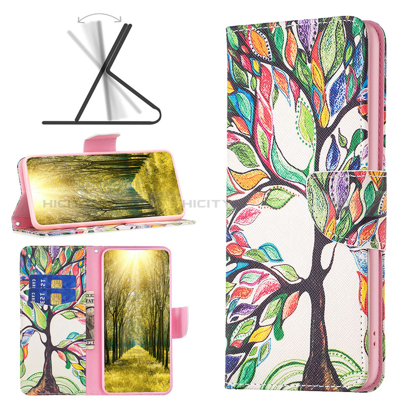 Custodia Portafoglio In Pelle Fantasia Modello Cover con Supporto B01F per Huawei Honor 60 5G