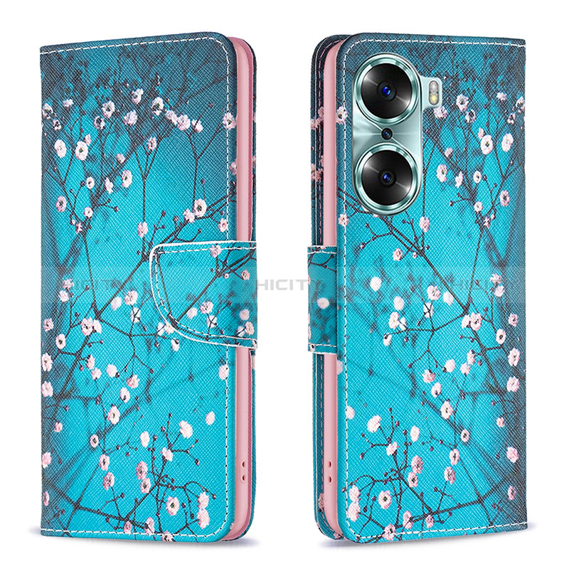 Custodia Portafoglio In Pelle Fantasia Modello Cover con Supporto B01F per Huawei Honor 60 Pro 5G