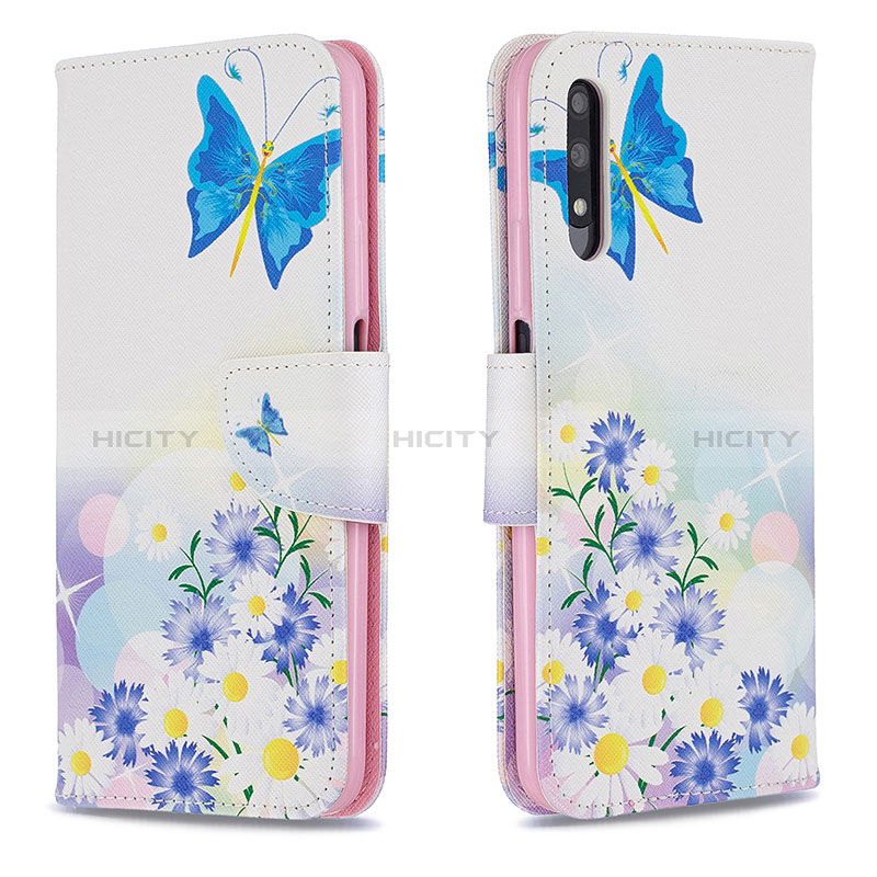 Custodia Portafoglio In Pelle Fantasia Modello Cover con Supporto B01F per Huawei Honor 9X