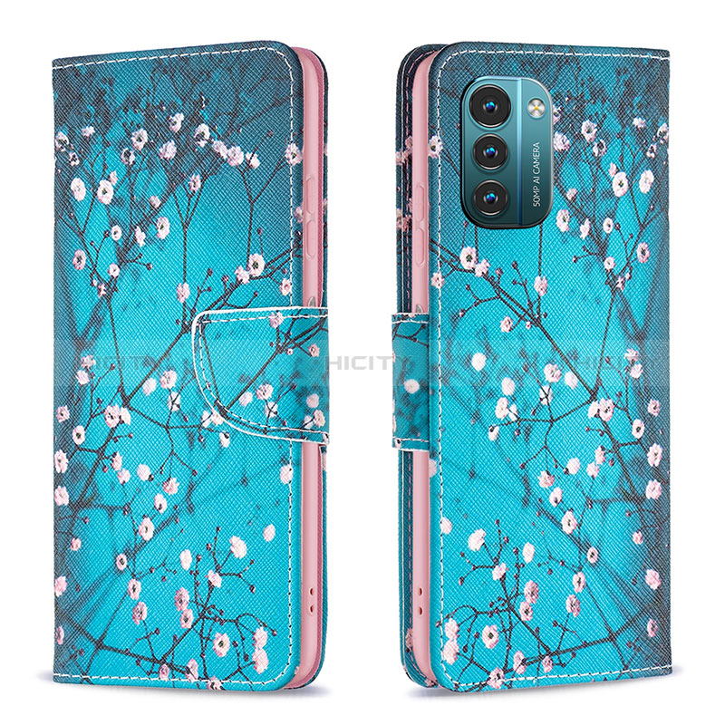 Custodia Portafoglio In Pelle Fantasia Modello Cover con Supporto B01F per Nokia G11