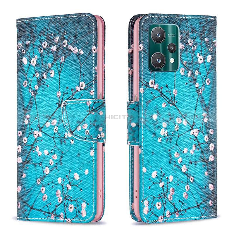 Custodia Portafoglio In Pelle Fantasia Modello Cover con Supporto B01F per Realme 9 Pro 5G