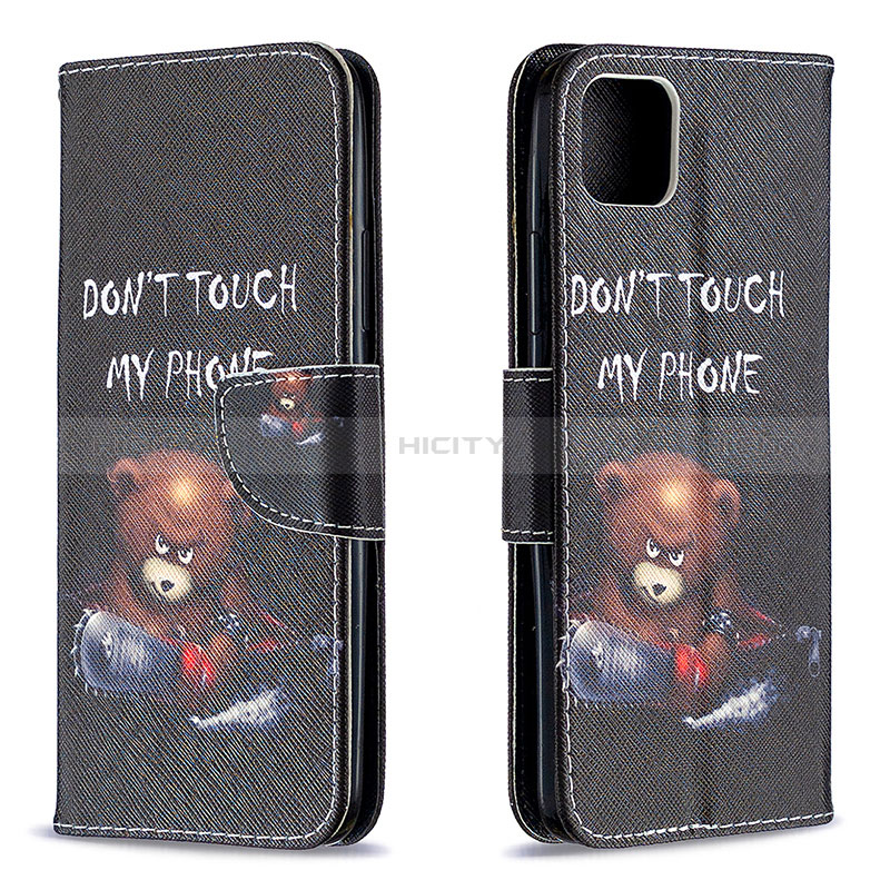 Custodia Portafoglio In Pelle Fantasia Modello Cover con Supporto B01F per Realme C11 (2021)