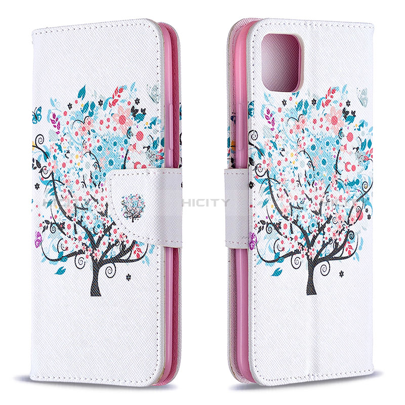 Custodia Portafoglio In Pelle Fantasia Modello Cover con Supporto B01F per Realme C11 (2021)