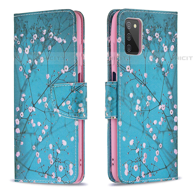 Custodia Portafoglio In Pelle Fantasia Modello Cover con Supporto B01F per Samsung Galaxy A03s