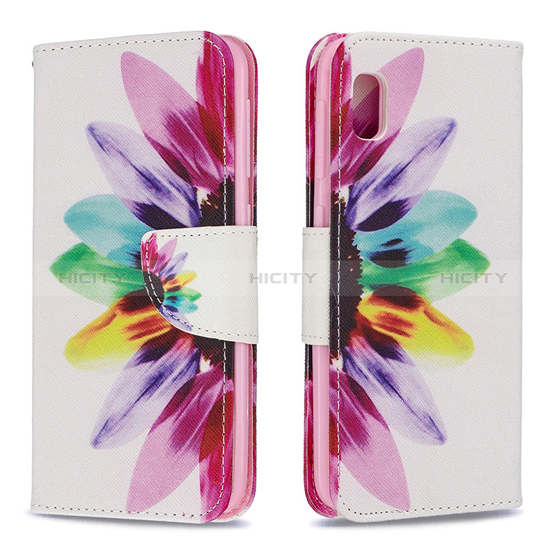 Custodia Portafoglio In Pelle Fantasia Modello Cover con Supporto B01F per Samsung Galaxy A10e